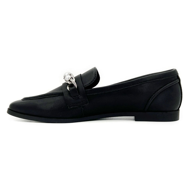Klasik Wanita Loafers Round Toe Slip On Type Penutupan Nyaman