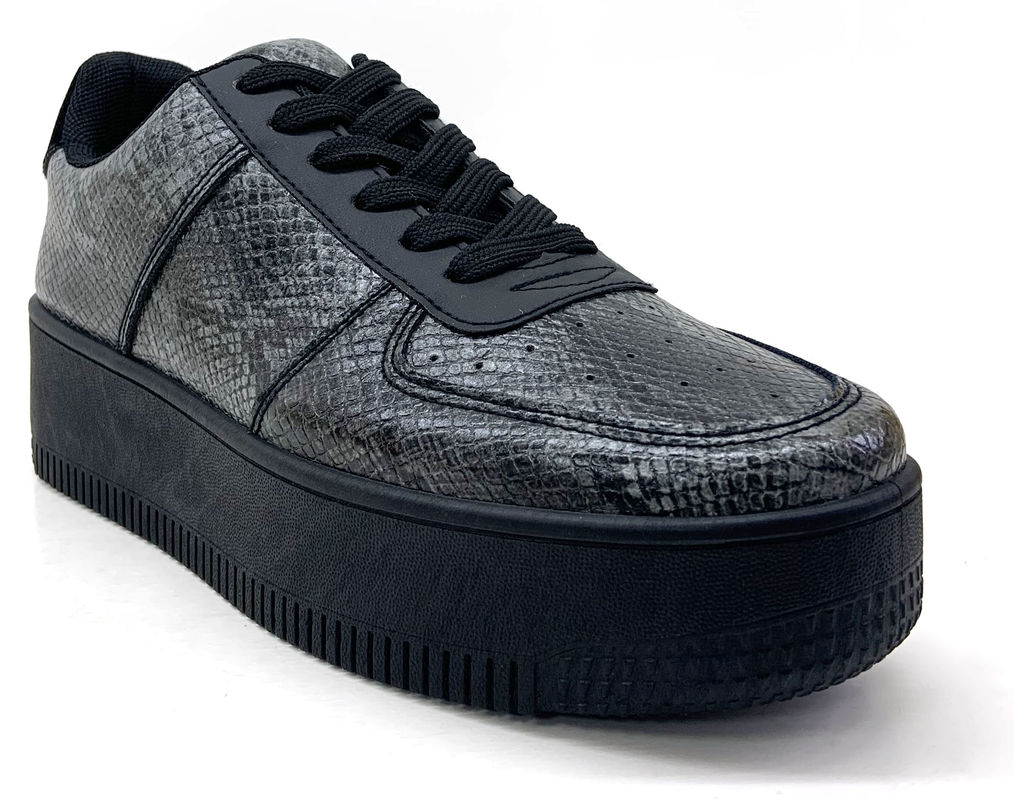 Fashion Wanita Casual Platform Sepatu Dengan Hitam Putih Merah Warna