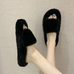 Slip On Type Summer Slides Wanita Dengan Jari Terbuka Bergaya Dan Nyaman