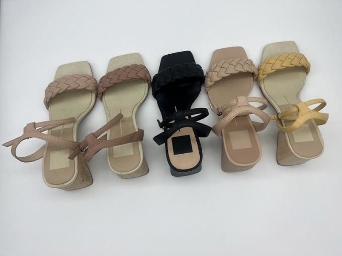 Party Cocktail Kulit Wanita Pump Heels Slip On Tipe Untuk Musim Semi Musim Panas
