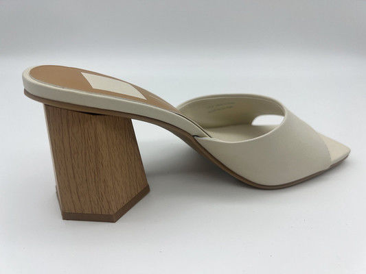 Blok tipe Wanita Mule Heels Dengan Open Toe OEM ODM