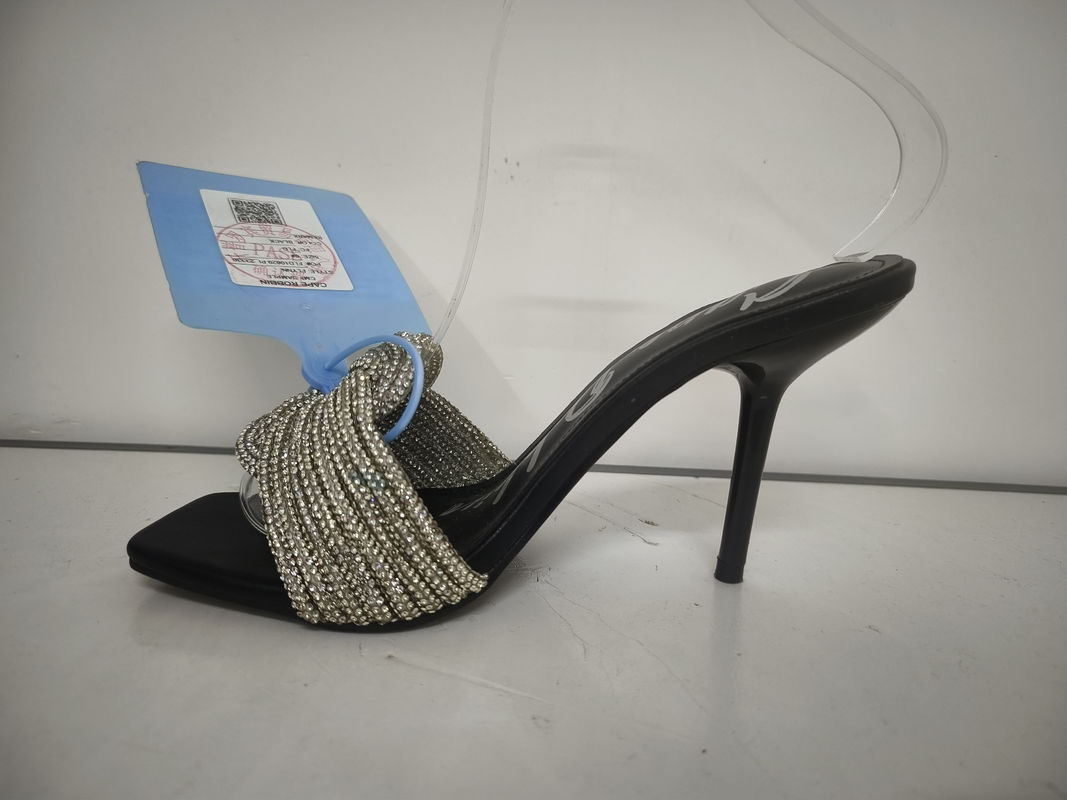 4.5In High Heel Court Ladies Shoes With Slip On Closure Type Leather Upper Material